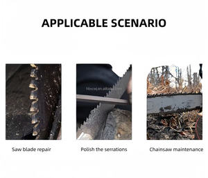 Tập tin hình kim cương 6inch 8inch cưa tập tin cưa tay để mài thẳng gỗ chạm khắc Kim Loại công cụ mài thủy tinh - Product Image 6