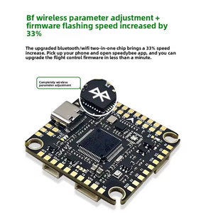 Contrôleur de vol STM32F405 F405 V3 avec baromètre SPL06, interface double caméra, billes amortisseuses, câble 8 broches pour drone FPV - Product Image 1