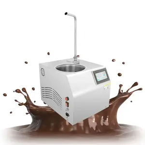 Panel táctil profesional Máquina de templado de chocolate Máquina de grifo de chocolate de cascada