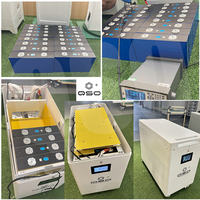 Caja de Batería DIY MB56 de 32KWH con BMS JK 16S 300A V19, Caja de Batería Lifepo4 de 48V 628AH 32/30 Kwh KW