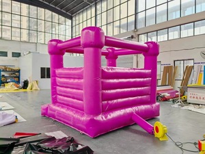 Hot Bán Màu Hồng Nhà Bị Trả Lại Flat Top <span class=keywords><strong>Inflatable</strong></span> <span class=keywords><strong>Bouncer</strong></span> Nhà Cho Mềm Chơi Và Bên Cho Thuê Trẻ Em Jumper Cho Bán - Product Image 5