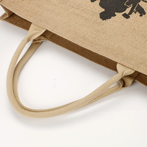 Factory Supply <strong>Jute</strong> <strong>Bag</strong> Mini <strong>Jute</strong> <strong>Bag</strong> Custom Logo Black <strong>Jute</strong> <strong>Bag</strong> - Product Image 2