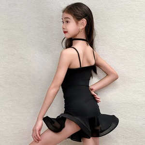 Nuevo Estilo 2026 Traje <span class=keywords><strong>de</strong></span> Baile Latino para Niñas, Conjunto <span class=keywords><strong>de</strong></span> Entrenamiento <span class=keywords><strong>de</strong></span> Verano con Tirantes, Poliéster <span class=keywords><strong>de</strong></span> Alta Calidad para Actuaciones, Modelo 03 Frontal - Product Image 6