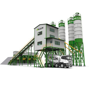 Planta Dosificadora Automática HZS90 Controlada por PLC, Mini Línea de Producción de 90 M3 para Mezcla de Concreto - Product Image 2