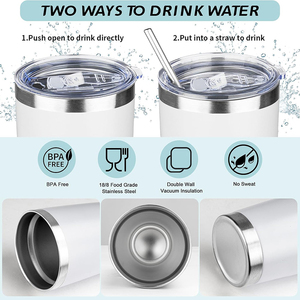 <span class=keywords><strong>Vaso</strong></span> Personalizado con Logotipo, Termo de 20 oz, Botella de Agua de Acero Inoxidable, Termo de Vacío, Botellas Libres de BPA, Termo para Senderismo, Vasos Térmicos - Product Image 3