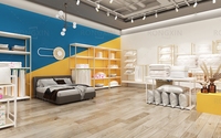Présentoir de literie domestique en bois, présentoir de magasin de meubles, écharpe et drap de lit, oreiller, housse de couette, supports de rangement