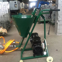 Machine à pulvériser semi-automatique pour peinture, plâtre de gypse, revêtement imperméable, enduit, pompe à pulvérisation, trémie de 40 L pour le plâtrage mural