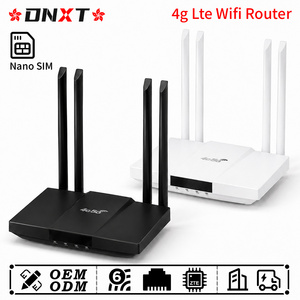 Router DNXT 4G LTE Cat4 2.4GHz, router 4G WiFi6 300Mbps, router celular LAN/WAN, módem 4G con USB Tipo-C de 5V para oficina. - Product Image 1
