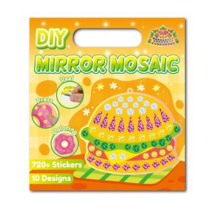 Livres d'autocollants mosaïques pour enfants, bricolage, effet miroir brillant, coloriage et collage, jouets interactifs parent-enfant - Product Image 2
