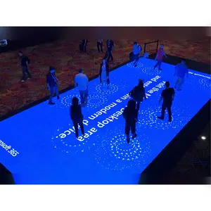 P3.91 P3.9 Outdoor Waterproof Interactive Dance Floor Led Video Wall 20 Ft Floor Tiles Led Display Screen Panels