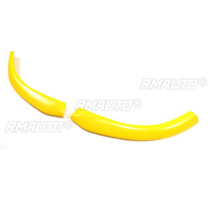 A Pair <b>Car</b> Front Bumper Corner <b>for</b> Dodge Charger Base 2015-2021 Yellow Spoiler Splitter Lip <b>Diffuser</b> Accessrioes 2018 2019 2020 - Product Image 3