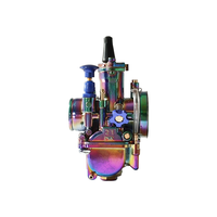Carburateur de moto PWK21 Carburateur coloré universel de 21mm avec jet de puissance pour moteur 2/4 temps Scooters de moto ATV UTV