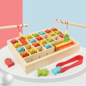 Jeu de pêche magnétique classique multicolore pour enfants, avec des poissons, pour apprendre les mathématiques, boîte de jeu pour les enfants de plus de 3 ans - Product Image 6