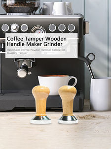 1 Uds FBA AM Store <span class=keywords><strong>Cafe</strong></span> Tamper 58MM madera DeLonghi ESTACIÓN DE apisonamiento <span class=keywords><strong>Knock</strong></span> <span class=keywords><strong>Box</strong></span> molinillo de café Martillo Percutor E61 Espresso - Product Image 2