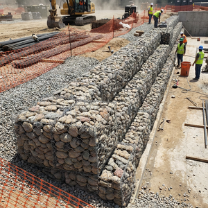 <span class=keywords><strong>Prix</strong></span> d'usine - Gabion galvanisé à double torsion 2x1x1m pour projets d'infrastructure à grande échelle - Product Image 3