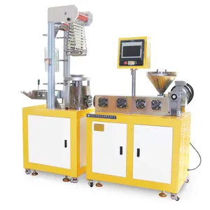 Lab Scale Plastic Polymer Blown Film and Casting Film Extruder Combo machine