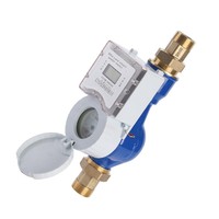 Compteur d'eau intelligent prépayé personnalisé en usine, technologie de carte RFID/IC, usage résidentiel et industriel, DN15, débit de 0,05 m³/h