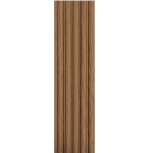 Panneau mural en MDF à lattes de 18 mm, panneau de décoration intérieure moderne à cannelures pour le salon, la chambre à coucher, le bureau, design mural - Product Image 1