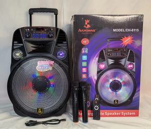 AVCROWNS-Altavoz portátil BT de 15 pulgadas, con gran <span class=keywords><strong>amplificador</strong></span> de <span class=keywords><strong>potencia</strong></span>, para uso en exteriores, con ruedas, - Product Image 2