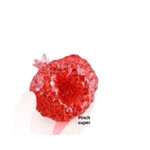 ของเล่นบีบผลไม้จำลอง<span class=keywords><strong>ทับทิม</strong></span>คุณภาพสูง ทำจากพลาสติก ลูกบอลมีเสียง ทำมือ บรรเทาความเครียด สร้างสรรค์ สำหรับเด็ก - Product Image 3