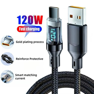 <span class=keywords><strong>สาย</strong></span>เคเบิล PD ชนิด C 120W USB, <span class=keywords><strong>สาย</strong></span><span class=keywords><strong>ชาร์จ</strong></span>ดิจิตอล PD <span class=keywords><strong>สาย</strong></span>ข้อมูลไนลอนชาร์จเร็ว<span class=keywords><strong>ส</strong></span>ำหรับ Xiaomi Samsung USB C <span class=keywords><strong>สาย</strong></span><span class=keywords><strong>ชาร์จ</strong></span> - Product Image 2