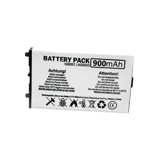 Replacement Battery for Gameboy Advance SP for GBA SP Console 900mAh Ags-003 Rechargeable Battery