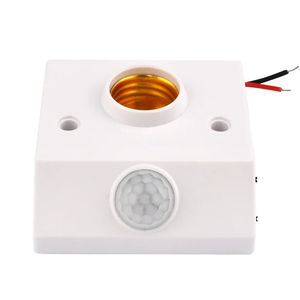 Adaptador de Portalámparas E27 con Sensor de Movimiento Infrarrojo PIR Inteligente de 100W para Control de Luz LED, Venta al por Mayor - Product Image 1