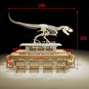 Mesa <span class=keywords><strong>de</strong></span> <span class=keywords><strong>Dinosaurios</strong></span> para Parque <span class=keywords><strong>de</strong></span> Diversiones Interior Moetry con Hueso <span class=keywords><strong>de</strong></span> T-Rex para Niños, Actividad <span class=keywords><strong>de</strong></span> Excavación Arqueológica, Museo Infantil - Product Image 5