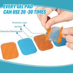 Almohadillas de Gel estimulador Abs corporal para EMS <span class=keywords><strong>Abdominal</strong></span> brazo pierna tóner Gel posicionamiento Electrodo de repuesto OEM/ODM hoja adhesiva - Product Image 2