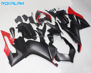 Carénage Noir Mat Rouge pour Ducati Panigale V2 2020 2021 2022 Kit Carrosserie V 2 20 21 22 Carénages Moto Après-Vente - Product Image 1