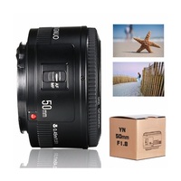 Objectif Yongnuo YN50mm F1.8 AF MF – Objectif Auto Focus YN 50mm pour Appareil Photo Reflex Numérique Nikon D800 D300 D700 D3200 D3300 D5100 D5200 D5300