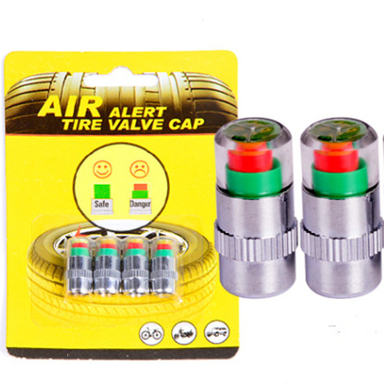Специальный колпачок для предупреждения о давлении в шинах автомобиля, 2,4 бар, пластиковый сердечник, визуальный Мониторинг давления в шинах, колпачок для давления в шинах