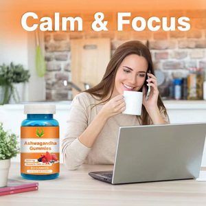 Gomitas de Ashwagandha KSM66 con Vitamina D2 y Mezcla de Frutas, Veganas, para el Manejo del Estrés, con Apoyo para la Calma y la Concentración, en Forma de Gomitas - Product Image 5