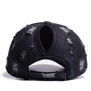 M0409 Nouvel arrivage Chapeaux de baseball en denim de haute qualité pour femmes - Product Image 5