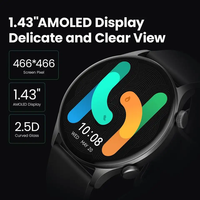 Reloj Inteligente Deportivo Solar Plus RT3 con Pantalla AMOLED de 1.43'', LS16, Bluetooth 5G, Llamadas Telefónicas, GPS, Monitor de Ritmo Cardíaco, Alarma, Resistente al Agua IP68