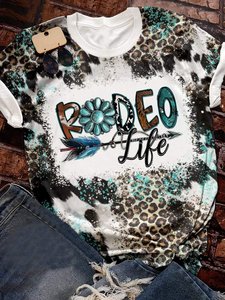 40スタイル女性昇華シャツ半袖モノグラムウエスタンTシャツ - Product Image 4