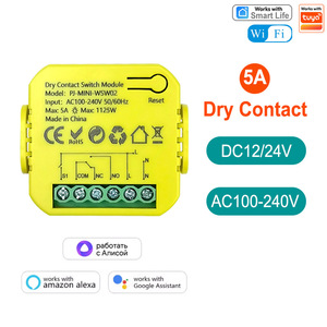 Relais de contact sec WiFi compatible Tuya SPDT 12V 24V, Module de relais de contact sec intelligent DC K761 - Product Image 3