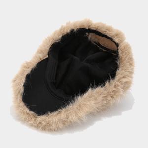 الشتاء بلون صلب تقليد فرو الثعلب الدافئ سميك للنساء أزياء أفخم - Product Image 3