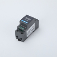 Limiteur de courant monophasé 20A-80A, protection contre les surcharges et la prévention des incendies, protection électrique sur rail DIN
