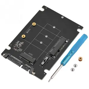 2.5 "sata कार्ड M.2 करने के लिए समर्थन Sata3 करने के लिए दोनों msata और ngff Ngff Msata Ssd एडाप्टर Msata Sata करने के लिए एडाप्टर 2 में 1 Ngff एडाप्टर