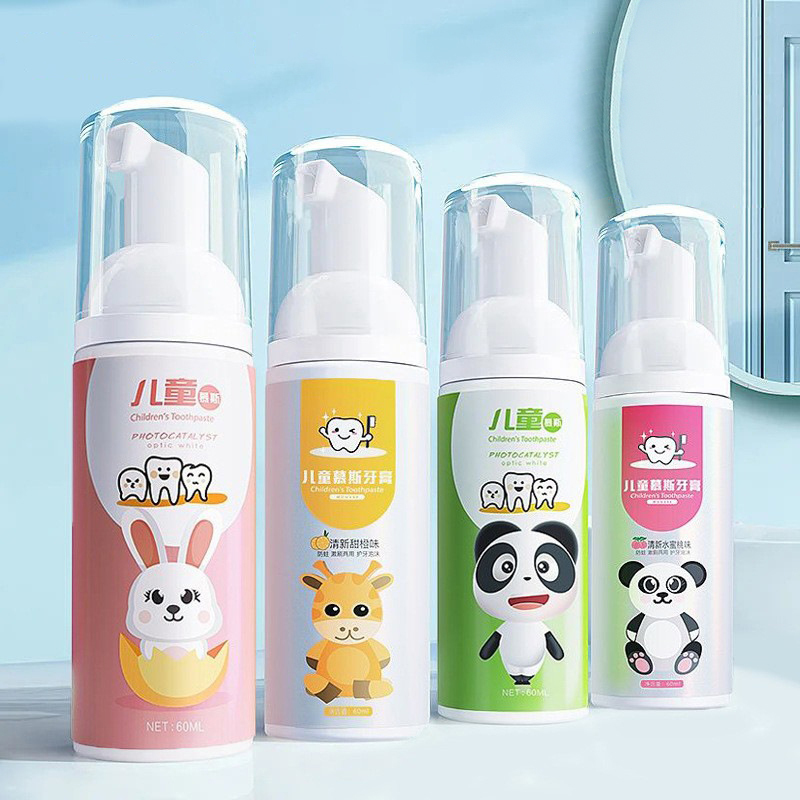 Kids Flavoured Fluoride Free Foam Toothpaste