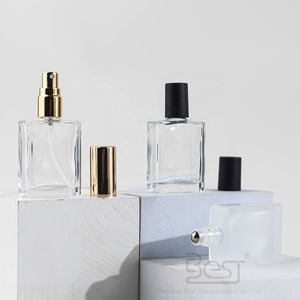 15ml nhỏ mờ rõ ràng vuông tùy chỉnh sang trọng rỗng chai nước hoa thủy tinh với bơm dầu cuộn trên chai thủy tinh với con lăn bóng - Product Image 4