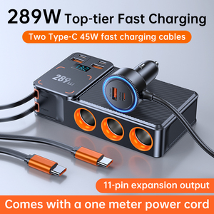 <span class=keywords><strong>ที่จุดบุหรี่ในรถ</strong></span>ยนต์ USB Type C 4 พอร์ต ชาร์จไฟ 12V/24V - Product Image 1