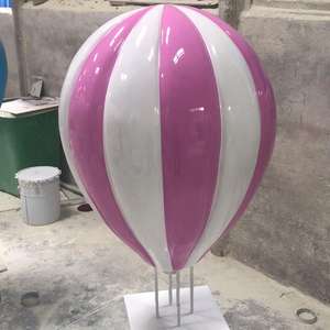 Escultura de Globo Aerostático de Fibra de Vidrio Hecha a Mano para Exteriores, Decoraciones Ecológicas para Parques de Atracciones, Centros Comerciales y Eventos - Product Image 3