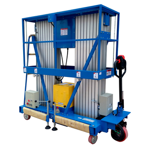 Hydraulischer Vertikaler Aluminium-Legierungs-Aufzug Kleiner Mobiler Aufzug Einmast-Hubarbeitsbühne Einstellbare Lasthebung - Product Image 6