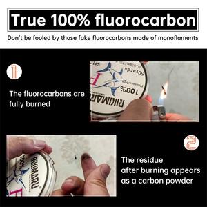 Rikimaru 100% fluorocarbone 50m et 100m ligne de pêche japonaise claire <span class=keywords><strong>fluocarbone</strong></span> 10LB à 150LB chef de choc de pêche pour bar de mer - Product Image 5