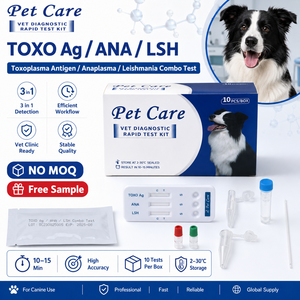 Kit de Prueba Combinada para Babesia <span class=keywords><strong>Canis</strong></span> y Babesia Gibsoni, para Detección Rápida de Parásitos Caninos, Sin Cantidad Mínima de Pedido - Product Image 3