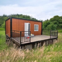 Maison cabine préfabriquée de luxe et facile à construire, préfabriquée, portable, 20 pieds, 40 pieds, maison conteneur isolée