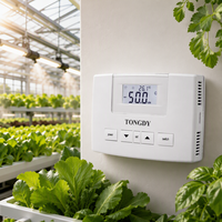 Contrôleur numérique de température et d'humidité 230VAC avec affichage LED, sortie relais, thermostat, capteur externe, montage sur panneau