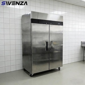 Frigorifero/Congelatore SWENZA Personalizzato in Acciaio Inox a <span class=keywords><strong>Doppia</strong></span> <span class=keywords><strong>Porta</strong></span> per Casa, Hotel e Cucine Commerciali - Product Image 1